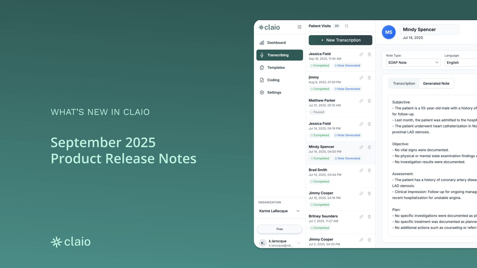 September 2025 updates