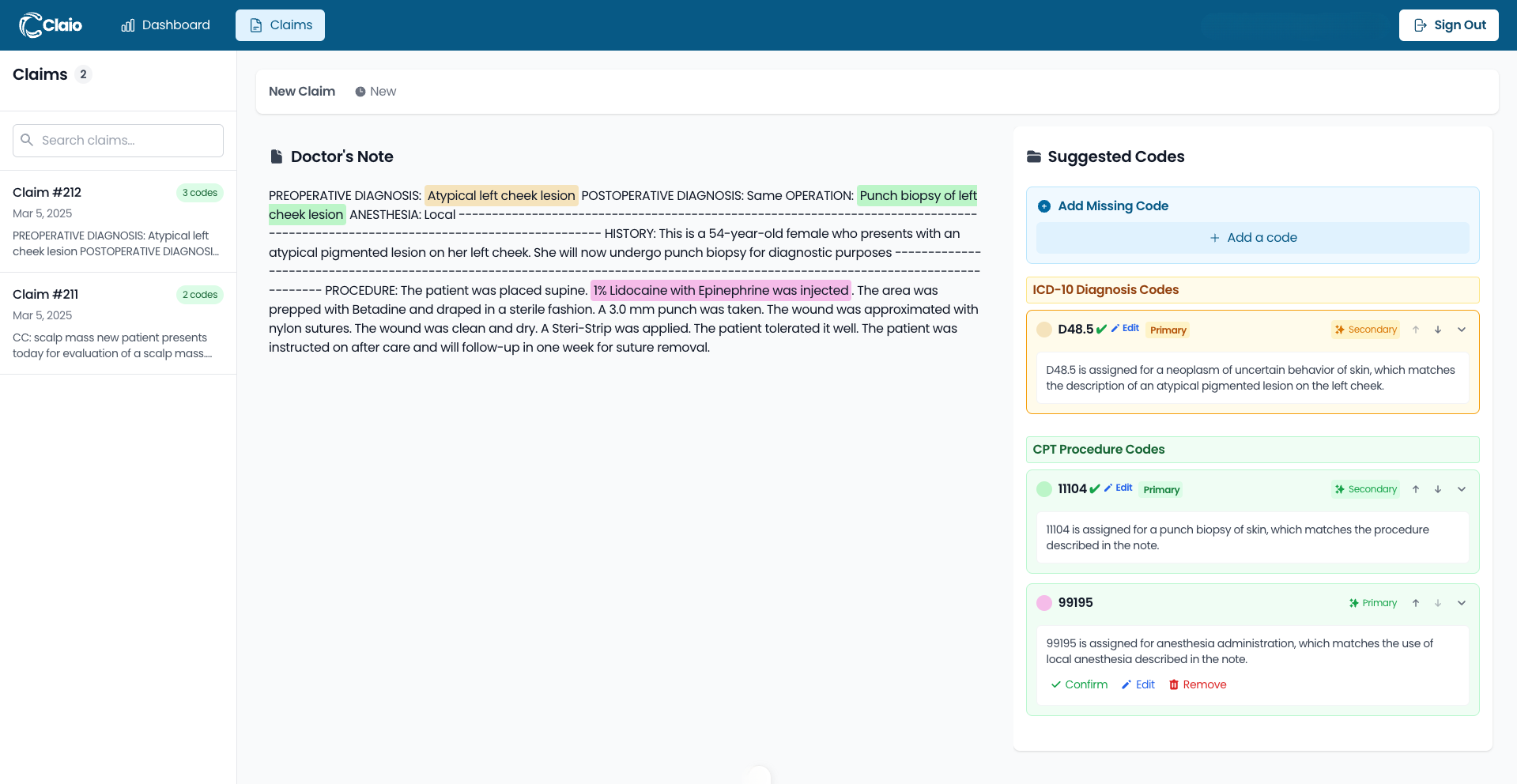 Medical Coding Solution