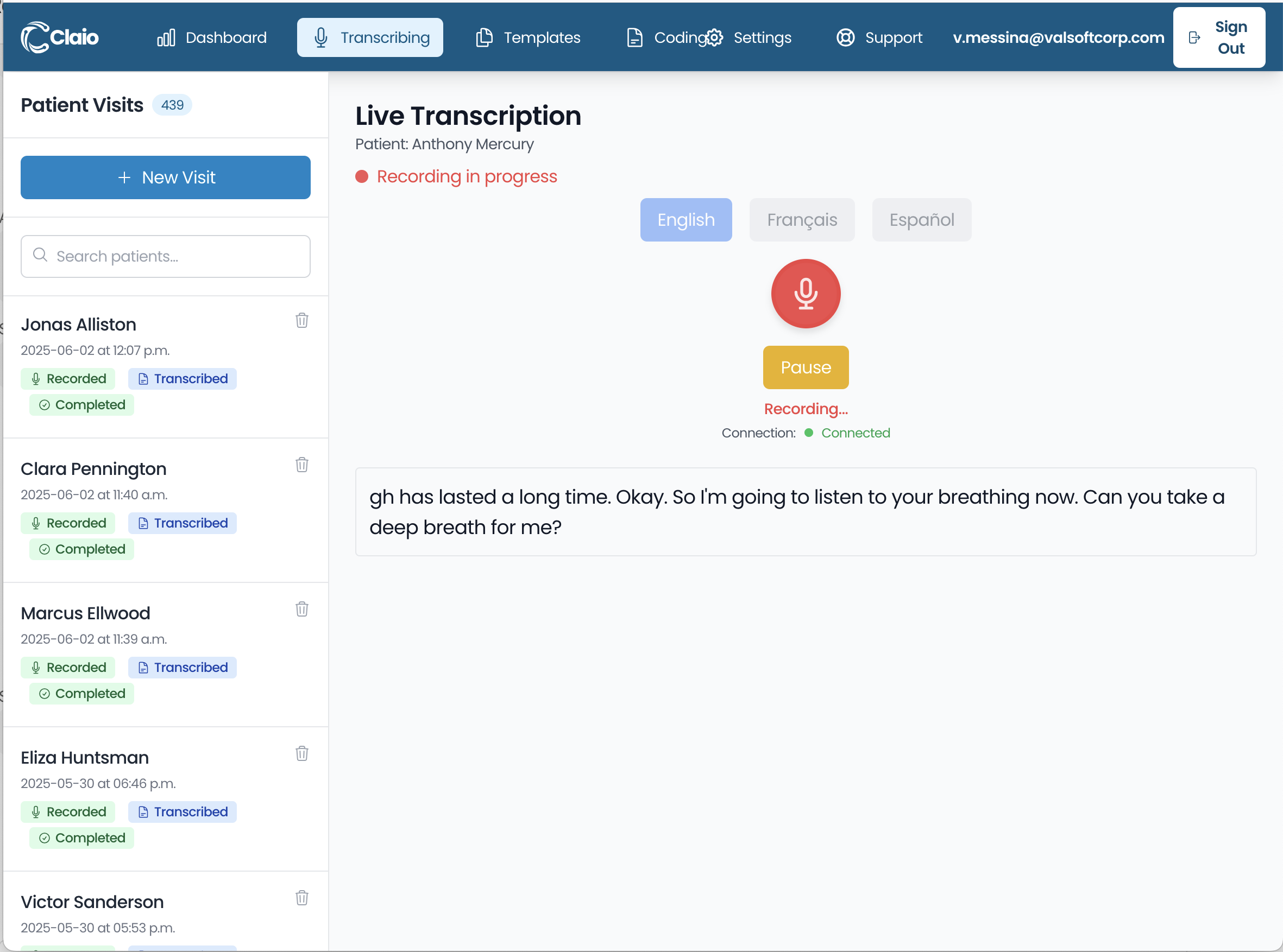 Transcription Platform